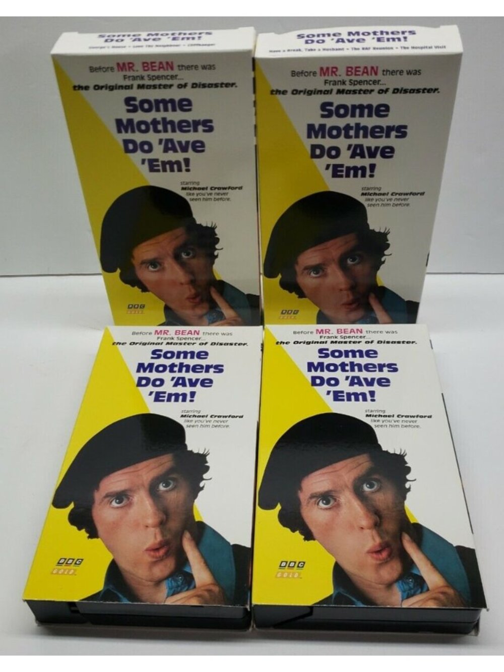 Michael Crawford VHS Some Mothers Do Ave Em Collection BBC VHS 4 tape Box Set